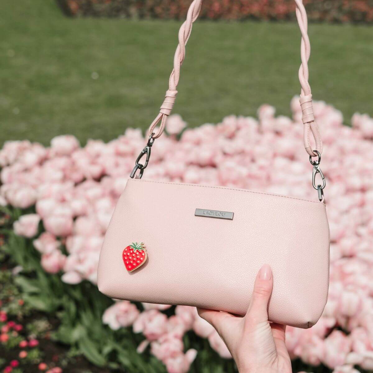 lacylou handbag with charm