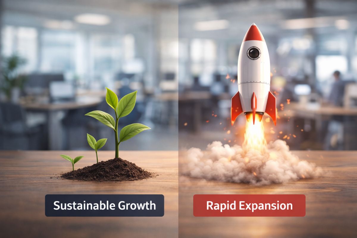 Sustainable growth vs rapid expansion: what’s the smarter strategy? Sustainable growth vs rapid expansion: what’s the smarter strategy?